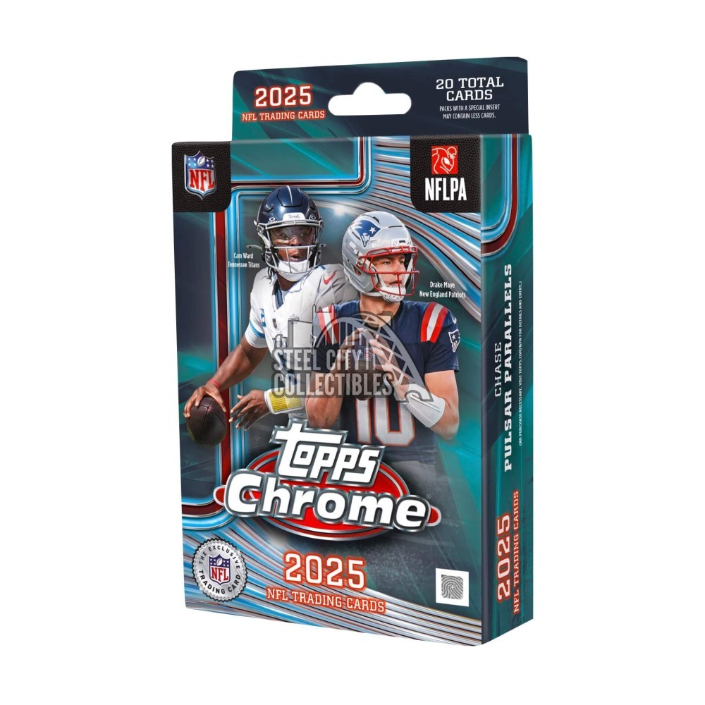 2025 Topps Chrome Football Hanger Box | Steel City Collectibles