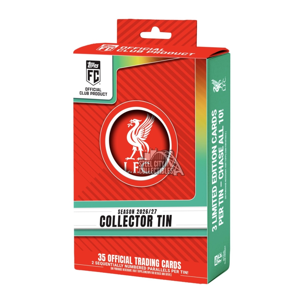 2026-27 Topps Soccer Liverpool FC Club Collector Tin | Steel City