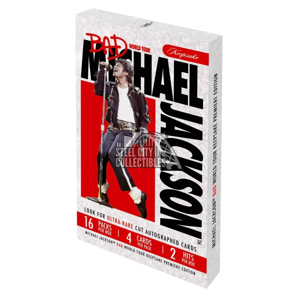 マイケルジャクソン　メモビリア　コレクターアイテム 2025 Super Break Michael Jackson Bad World Tour Keepsake Premiere