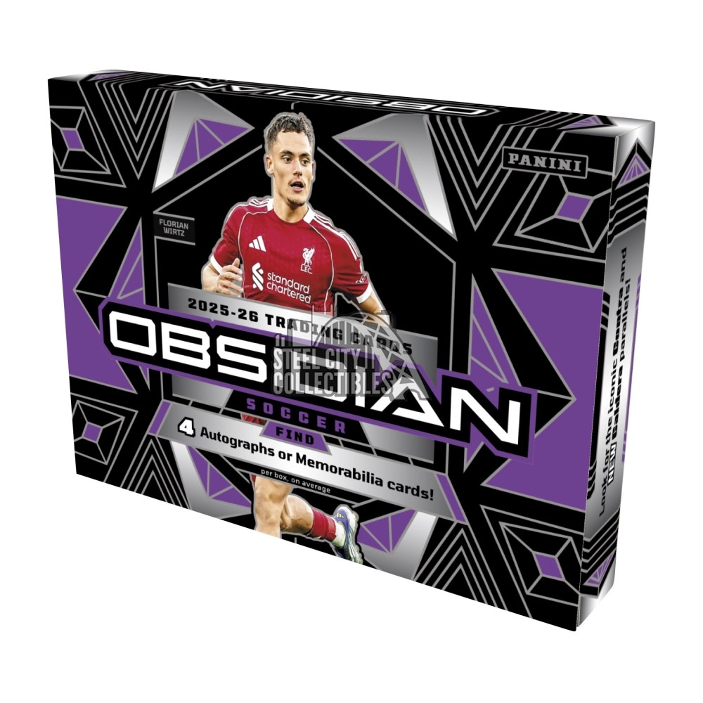 2025-26 Panini Obsidian Soccer Hobby Box | Steel City Collectibles