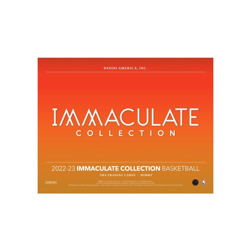 202223 Panini Immaculate Basketball Hobby Box Random Hit Group Break