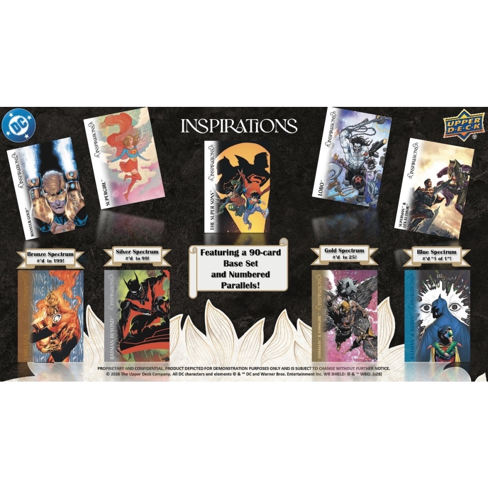 2026 Upper Deck Inspirations The World of DC Hobby Box | Steel