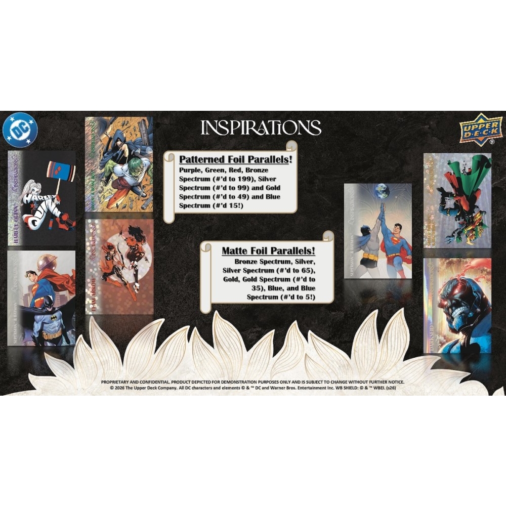 2026 Upper Deck Inspirations The World of DC Hobby Box | Steel