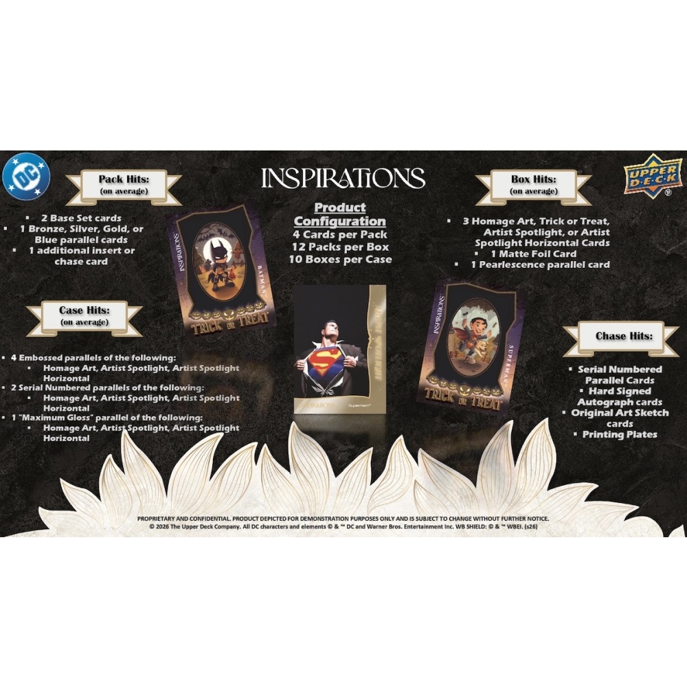 2026 Upper Deck Inspirations The World of DC Hobby Box | Steel