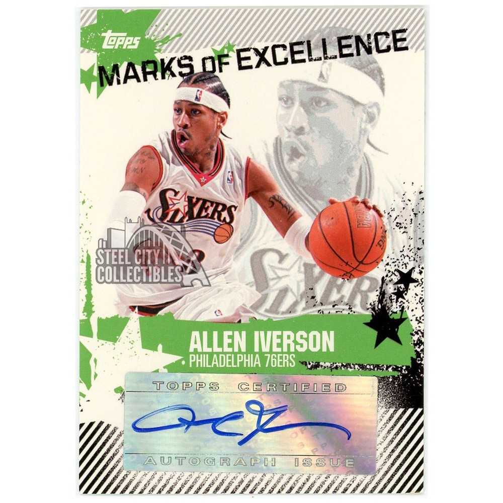 Allen Iverson 2006-07 Topps Marks of Excellence Auto #ME-AI