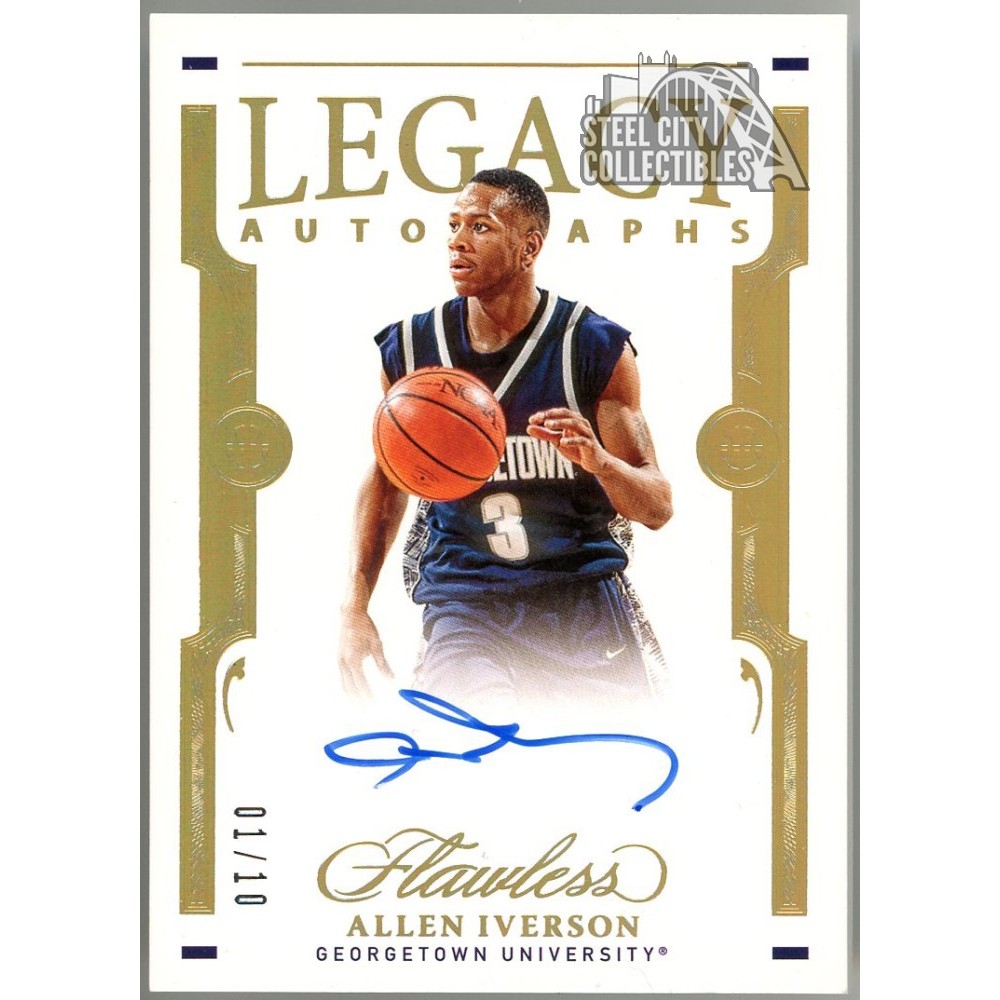 ALLEN IVERSON flawless auto /25 ENSHRINED SIGNATURES 76ERS 高級版