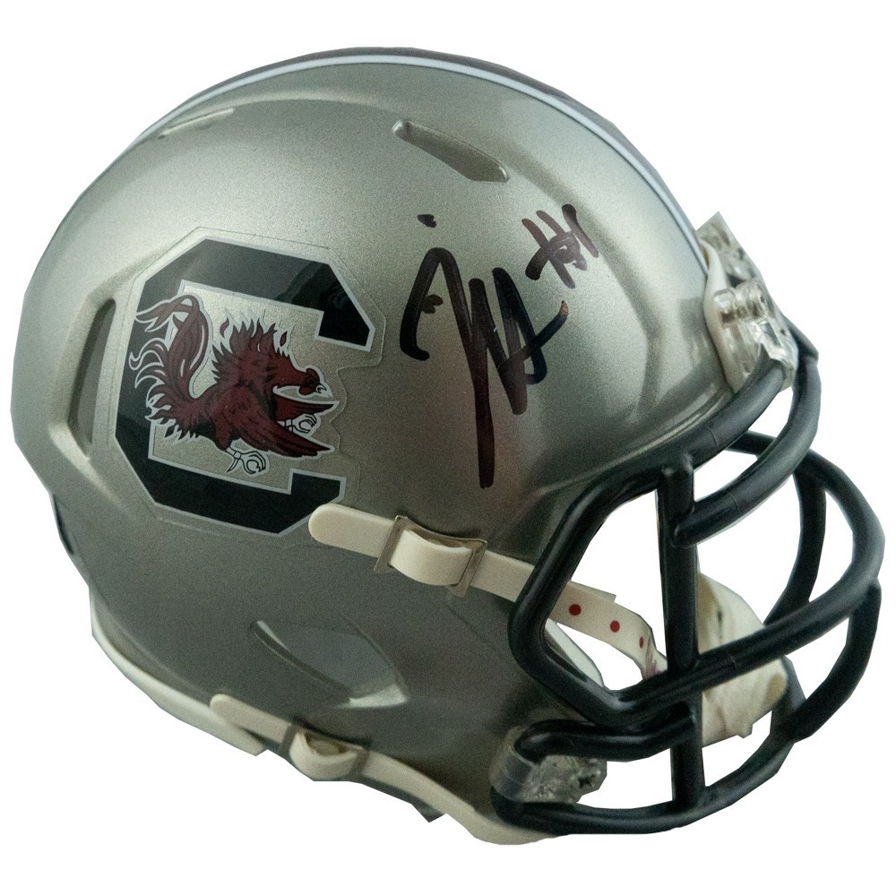 Jaycee Horn Autographed South Carolina Flash Speed Mini Helmet BAS
