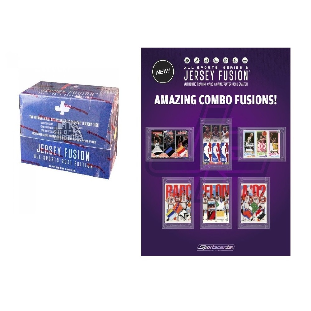 202123 Jersey Fusion All Sports Series 1 & Series 2 10Box Case Random 2Hit Group Break 2