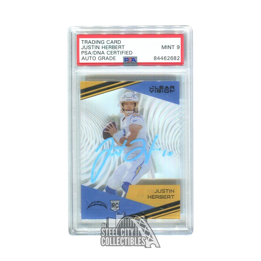 Justin Herbert 2020 Panini Chronicles Clear Vision Auto Rookie
