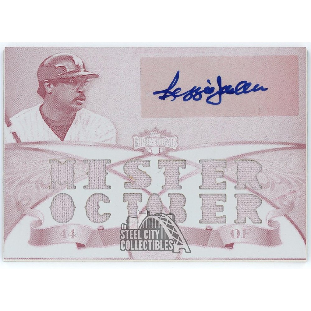 Reggie Jackson 2013 Topps Triple Threads White Whale Plate