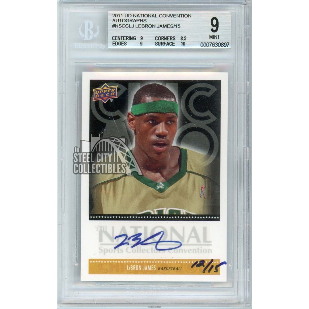 lebron james signature card