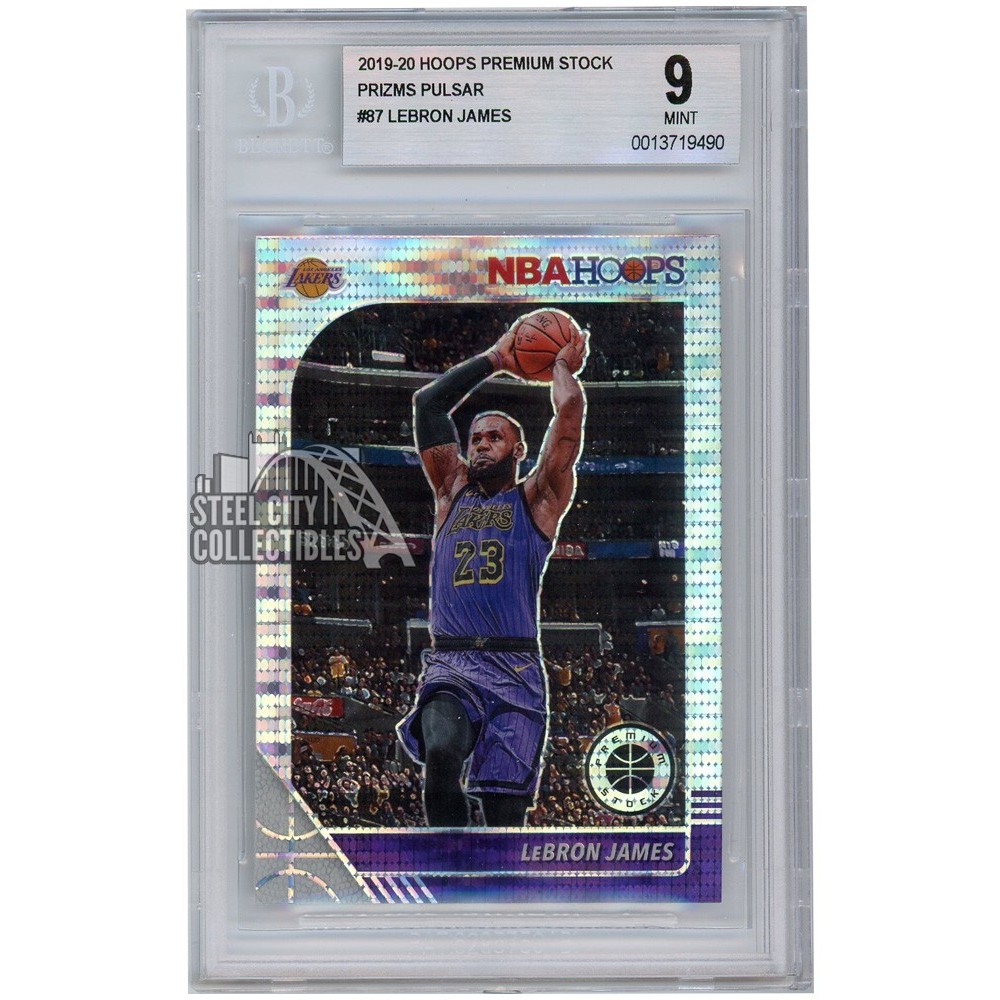 LeBron James 2019-20 Panini Hoops Premium Stock Pulsar Card #87