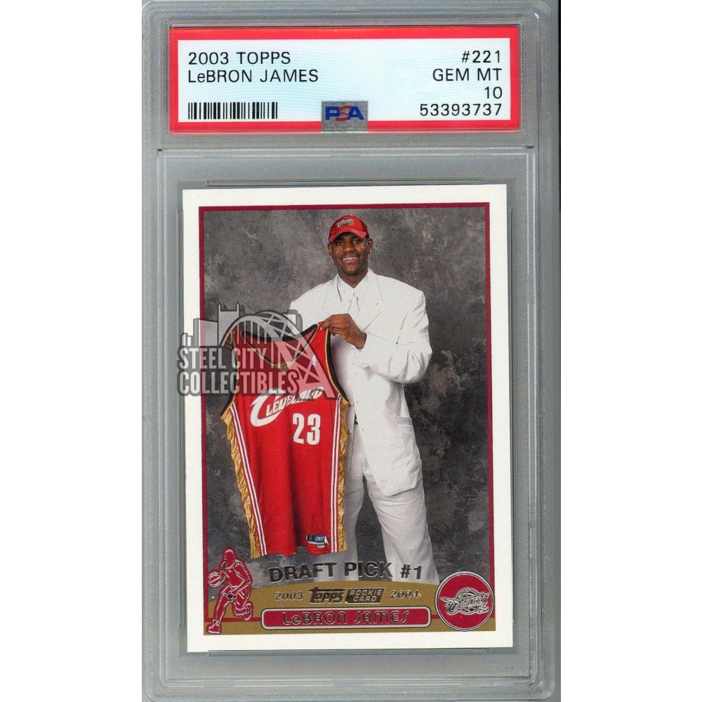 その他 Lebron James rc topps 2003 Topps LEBRON JAMES RC #221 Rookie Card - #1 Draft Pick | eBay