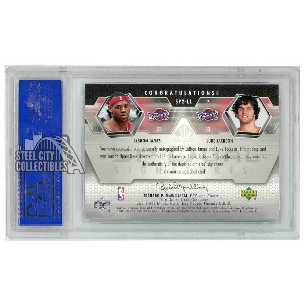 lebron james autograph psa