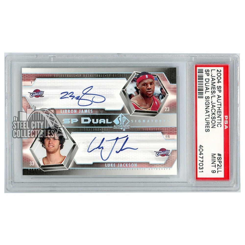 lebron autograph card