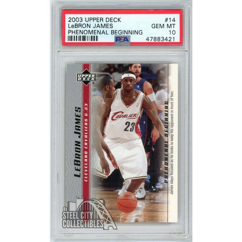 lebron james phenomenal beginning card