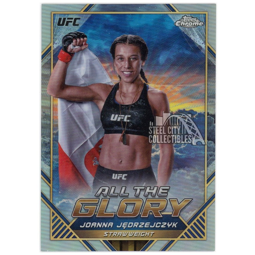 Joanna Jedrzejczyk 2024 Topps Chrome UFC All The Glory SSP Card