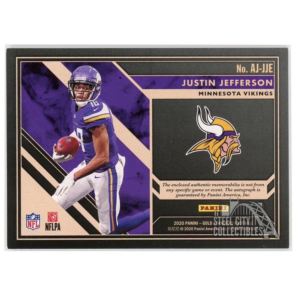 Justin Jefferson 2020 Panini Gold Standard Rookie Jersey Jumbo