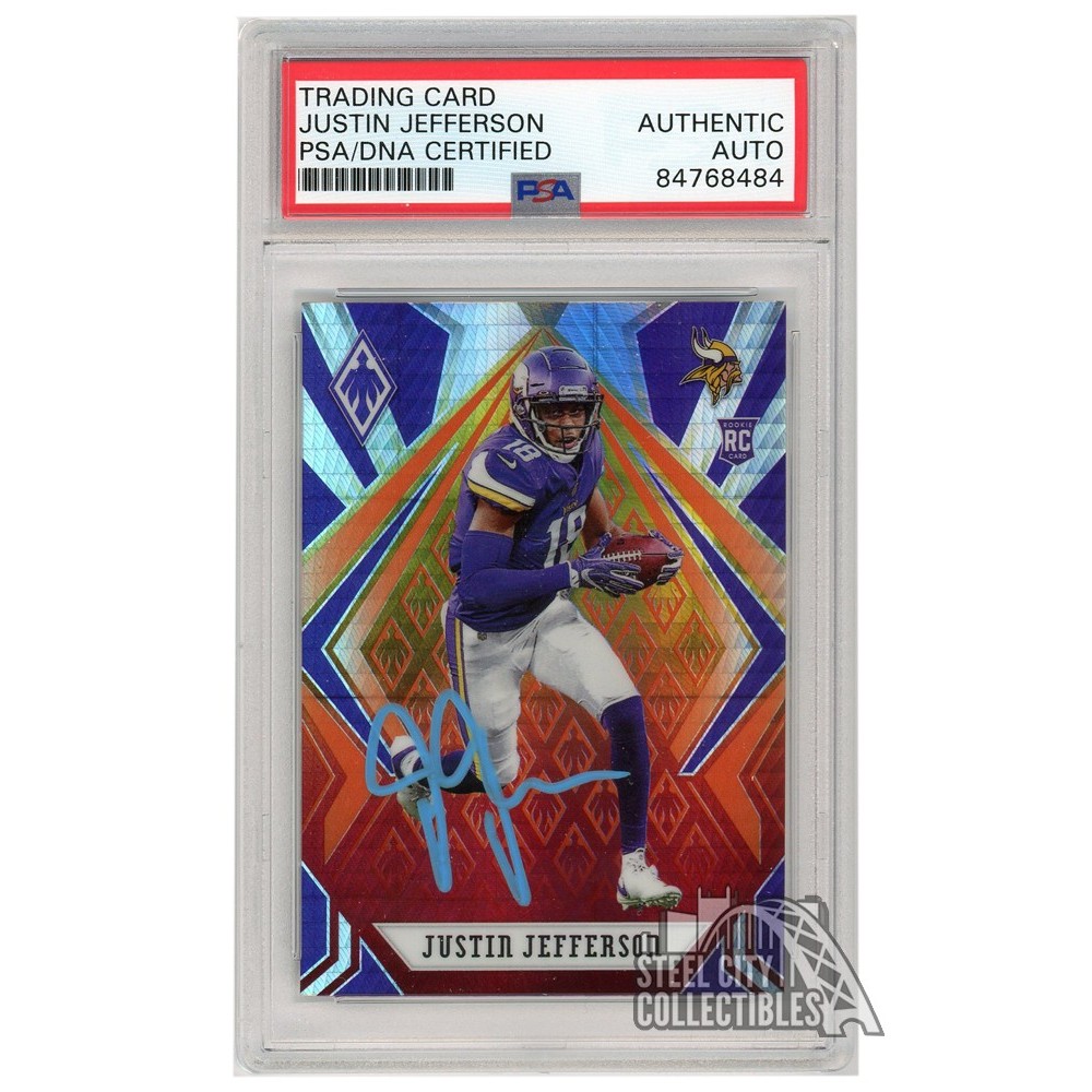Justin Jefferson Grade Rookie Card