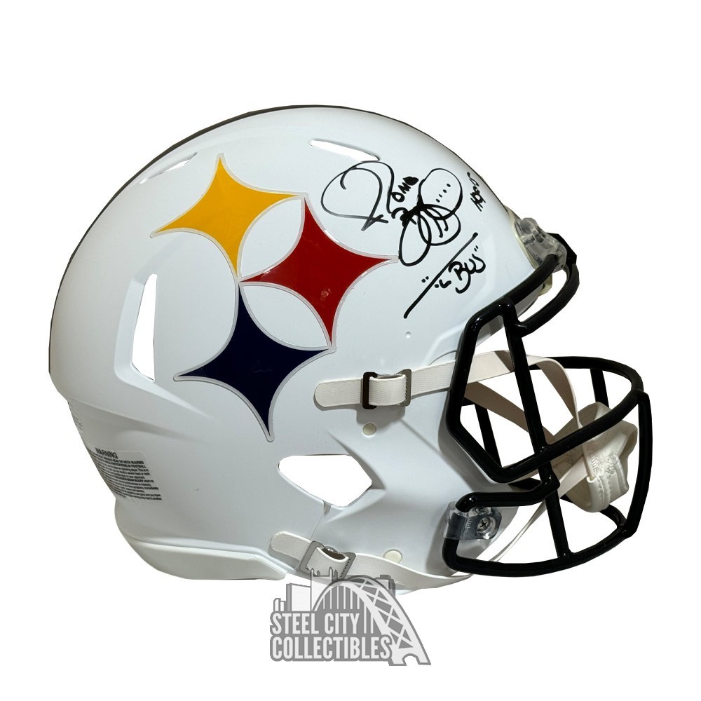 Jerome Bettis HOF The Bus Autographed Pittsburgh AMP Authentic