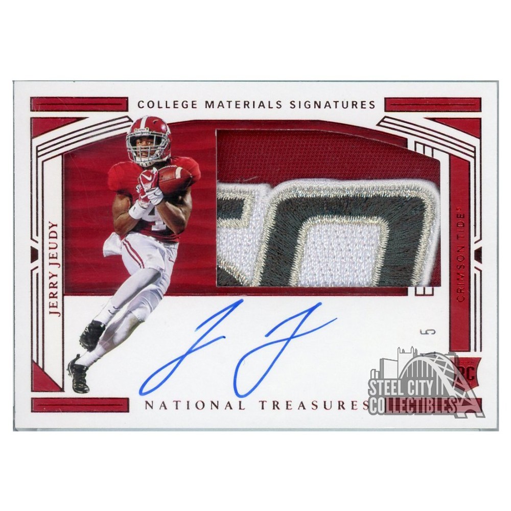 Jerry Jeudy 2020 Panini National Treasures Collegiate Autograph