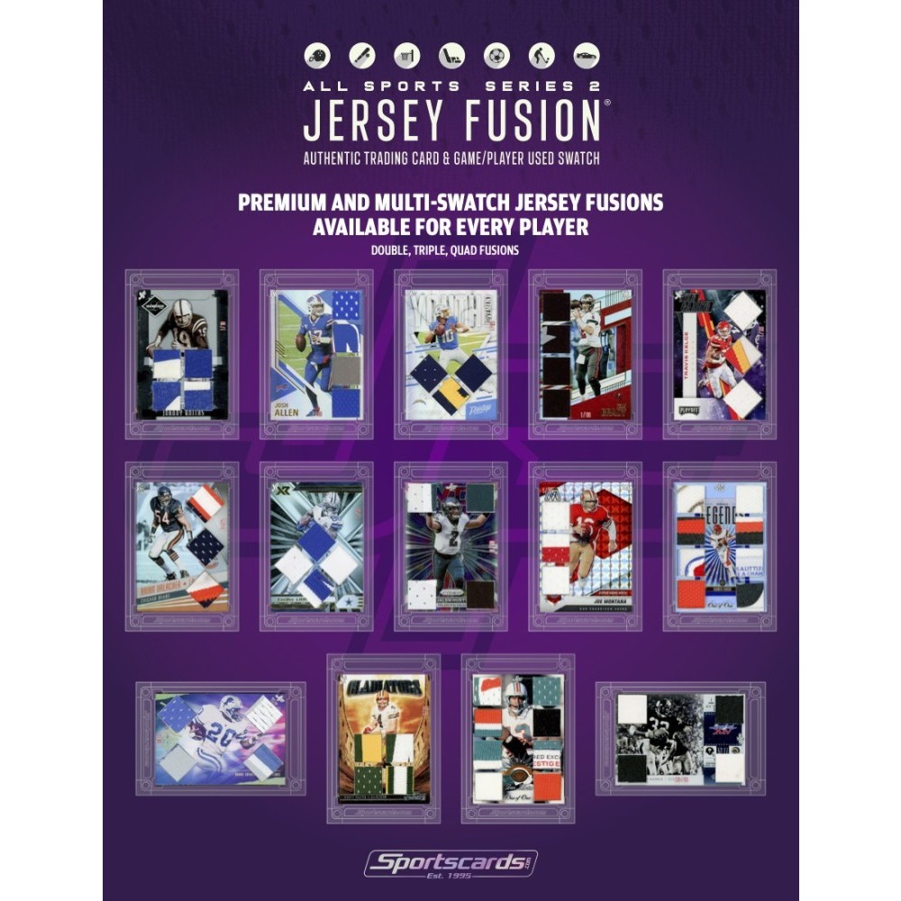 Jersey Fusion All Sports Series 2 Sealed Box - (1) Jersey Fusion