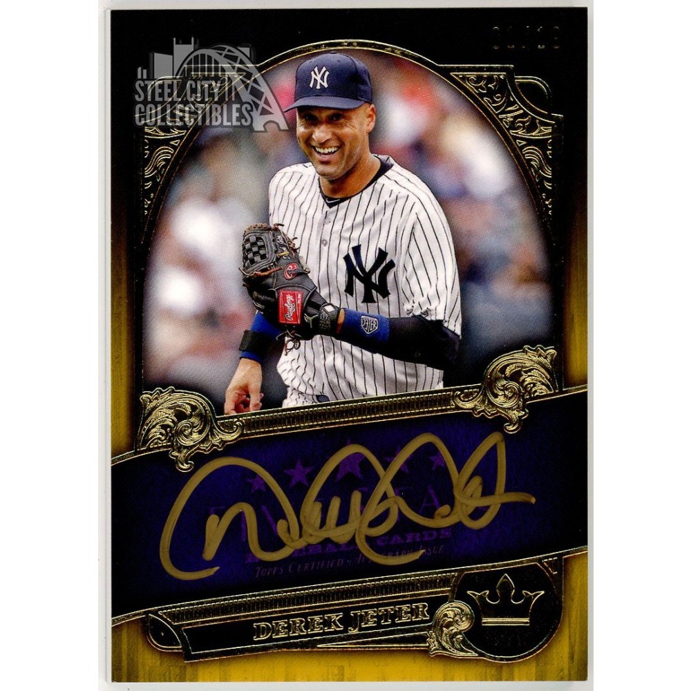 Derek Jeter 2022 Topps Five Star Baseball Royalty Gold Auto Derek Jeter 2022 Topps Five Star Baseball Royalty Gold Auto