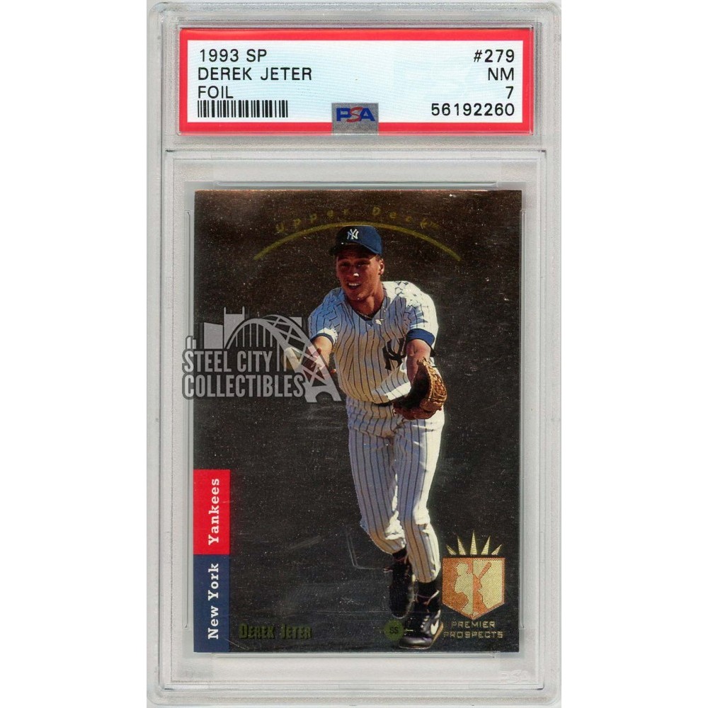 1993 デレク・ジータ　psa7 Derek Jeter 1993 Upper Deck SP Foil Rookie Card #279 PSA 7 (New