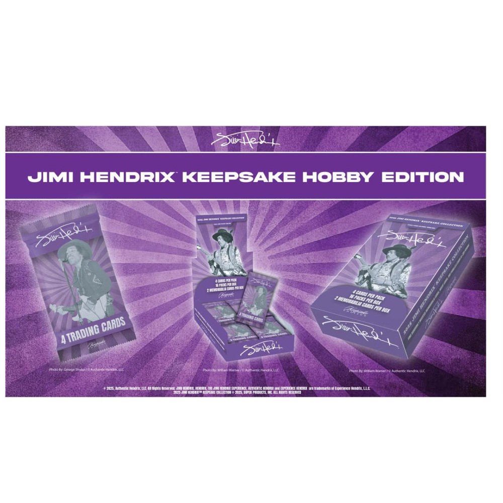 2025 Super Break Jimi Hendrix Keepsake Premiere Hobby Edition Box