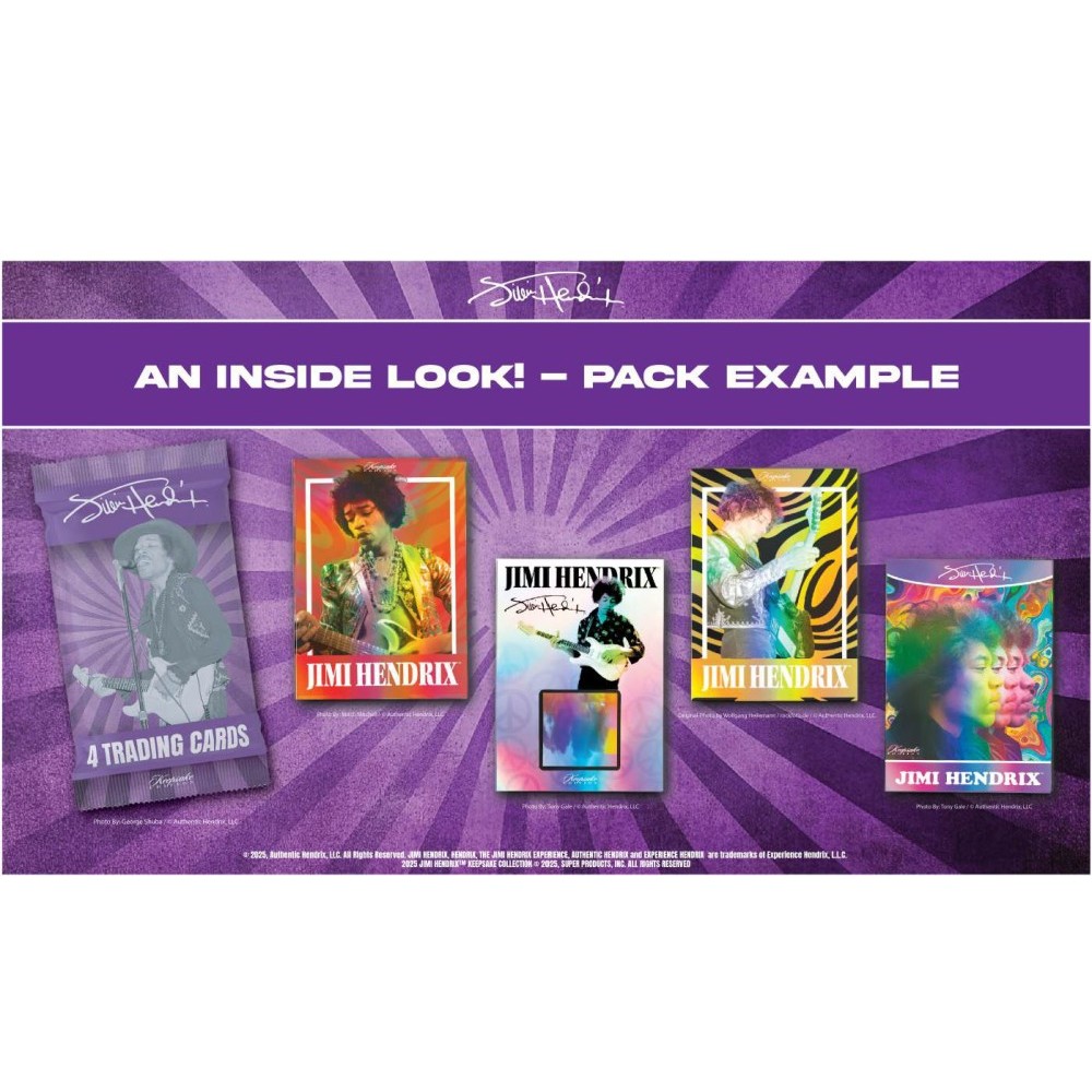 2025 Super Break Jimi Hendrix Keepsake Premiere Hobby Edition 10