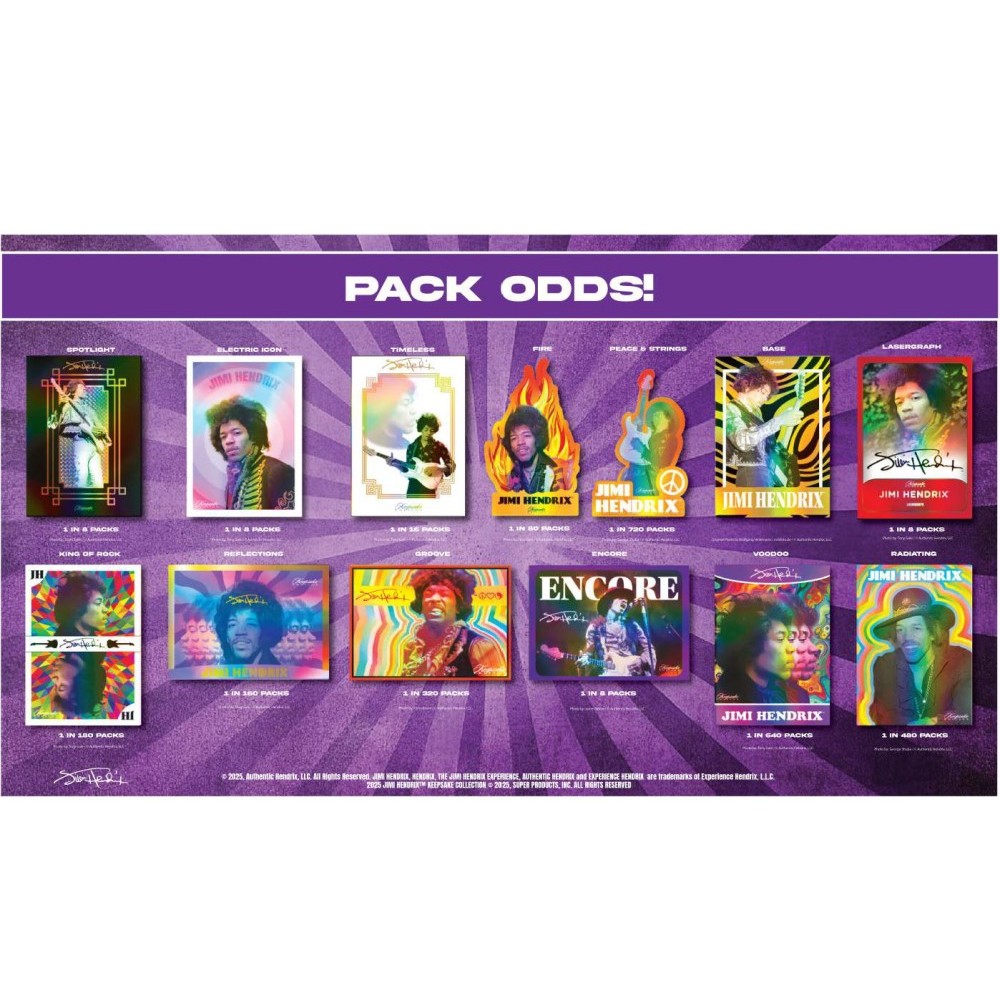 2025 Super Break Jimi Hendrix Keepsake Premiere Hobby Edition 10