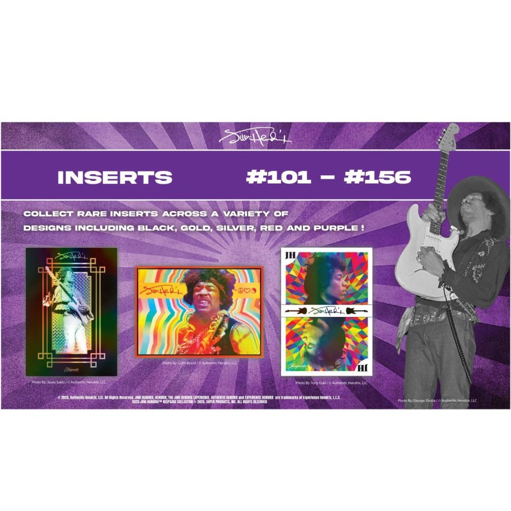 2025 Super Break Jimi Hendrix Keepsake Premiere Hobby Edition Box