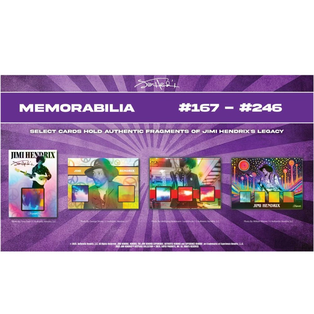 2025 Super Break Jimi Hendrix Keepsake Premiere Hobby Edition 10