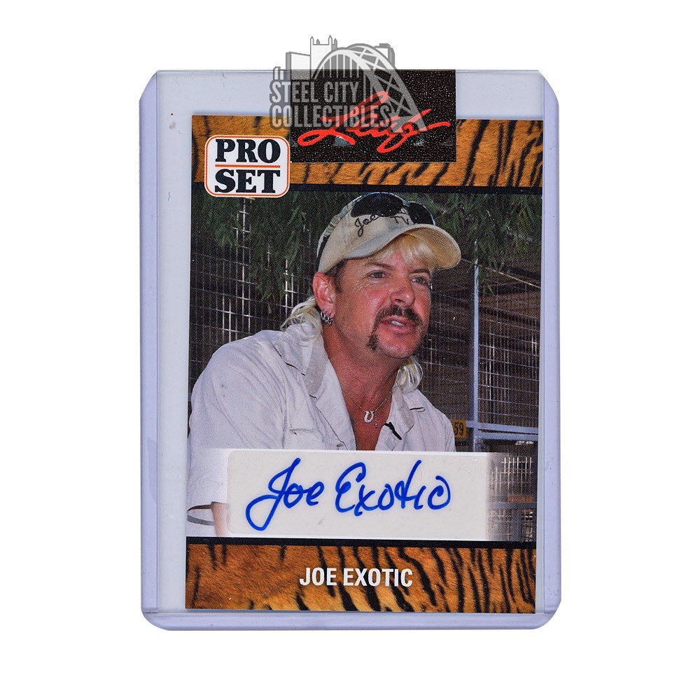 Joe Exotic Leaf Pro Set Autographed Card Steel City Collectibles