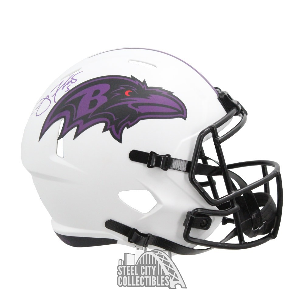 Maillot De Football Américain Des Baltimore Ravens Signé Joe Flacco - Authentifié JSA - Pièce Originale De Collection