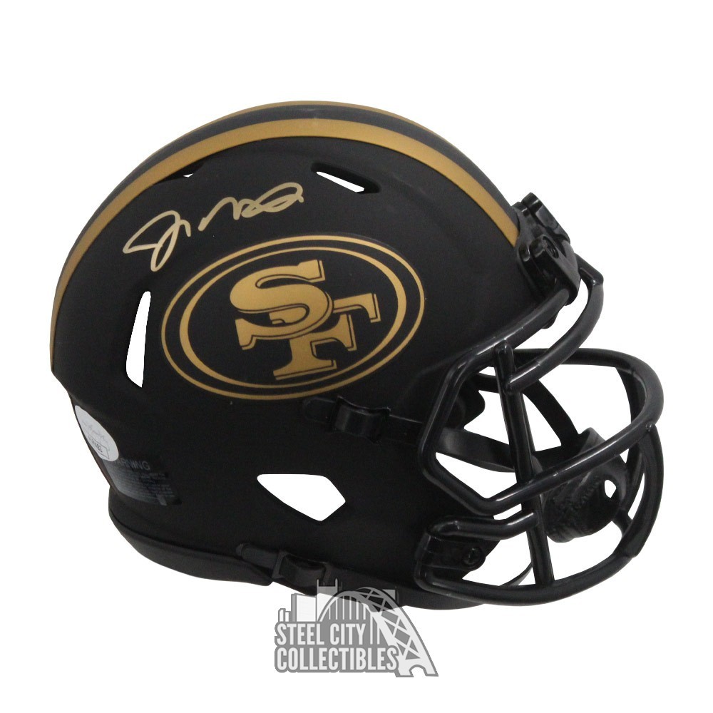 Joe montana signed mini helmet hot sale