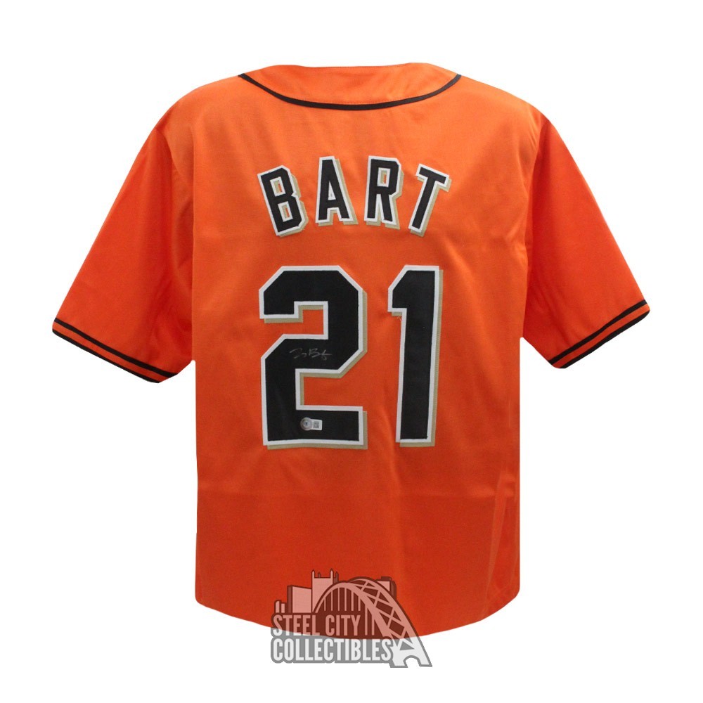 Joey Bart Autographed San Francisco Custom Orange Baseball Jersey - BAS