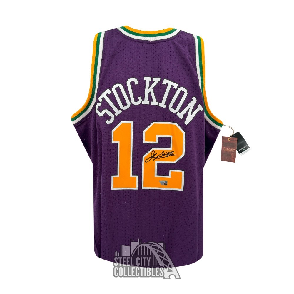 John stockton hot sale autographed jersey