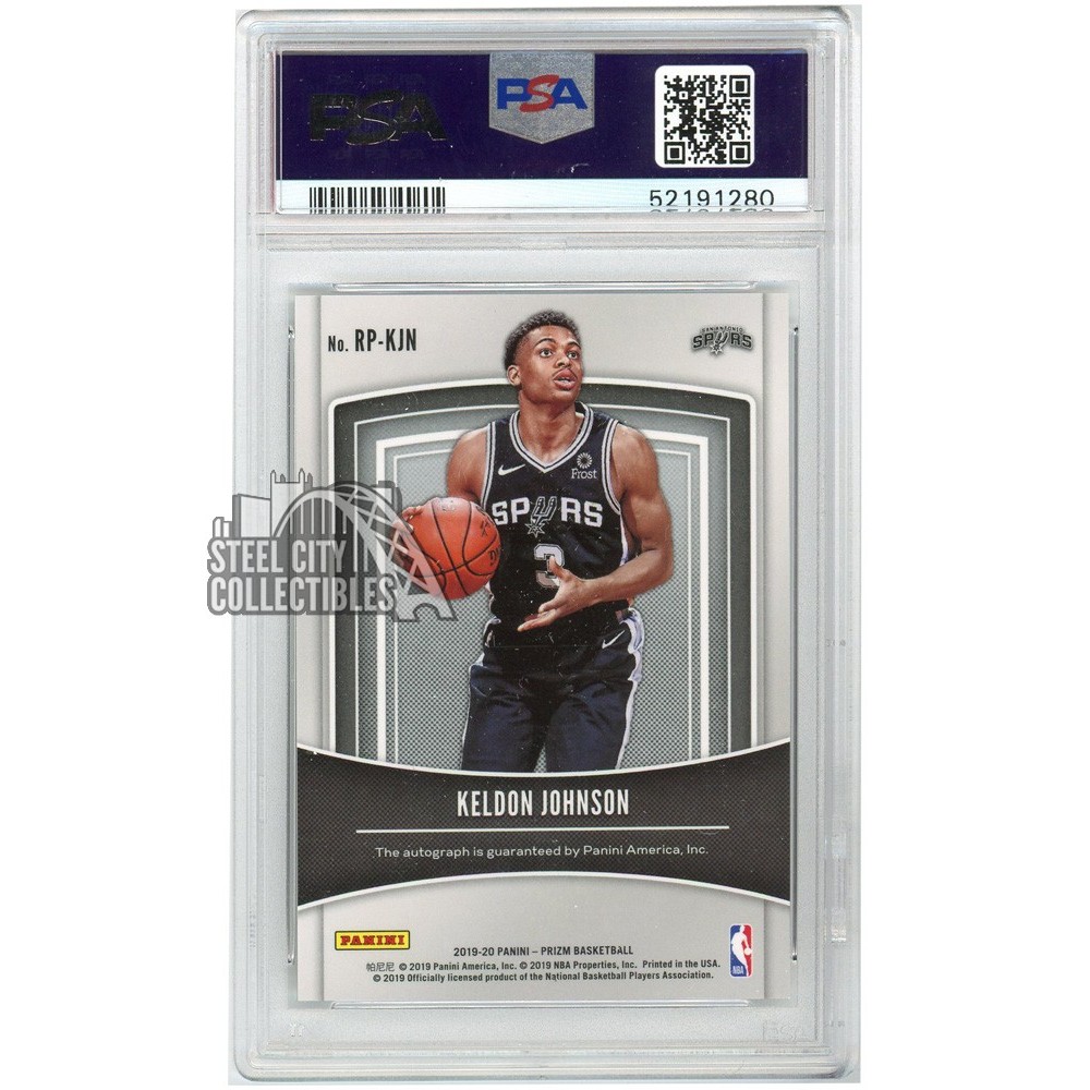 Keldon Johnson 2019-20 Panini Prizm Rookie Penmanship Autograph