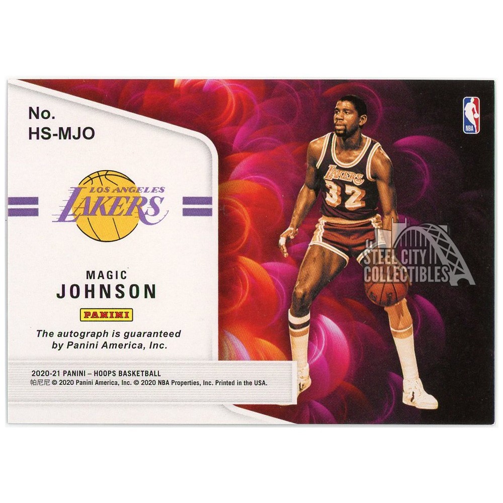 スポーツ選手 Panini Magic Johnson auto /35 スポーツ選手