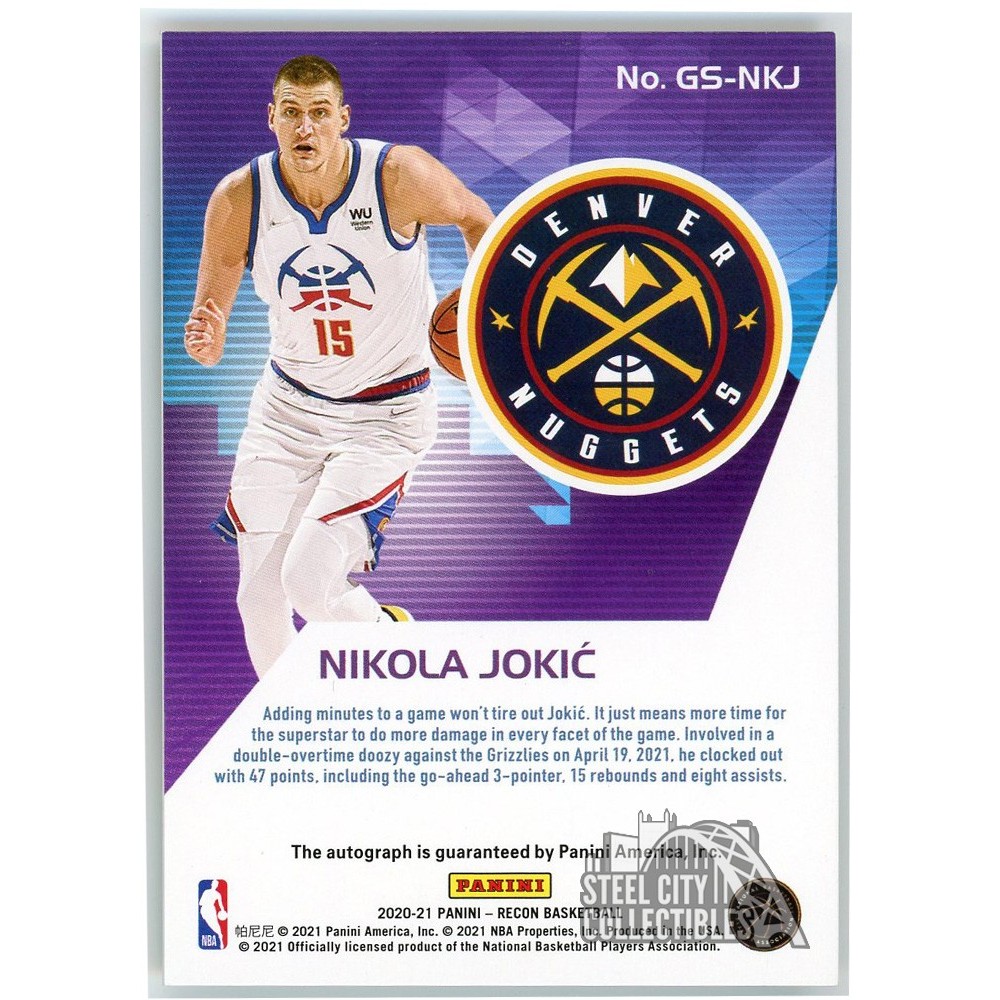 ヨキッチ　直筆サイン　AUTO NBAカード ヨキッチ 直筆サイン AUTO NBAカード ヨキッチ 直筆サイン AUTO NBA