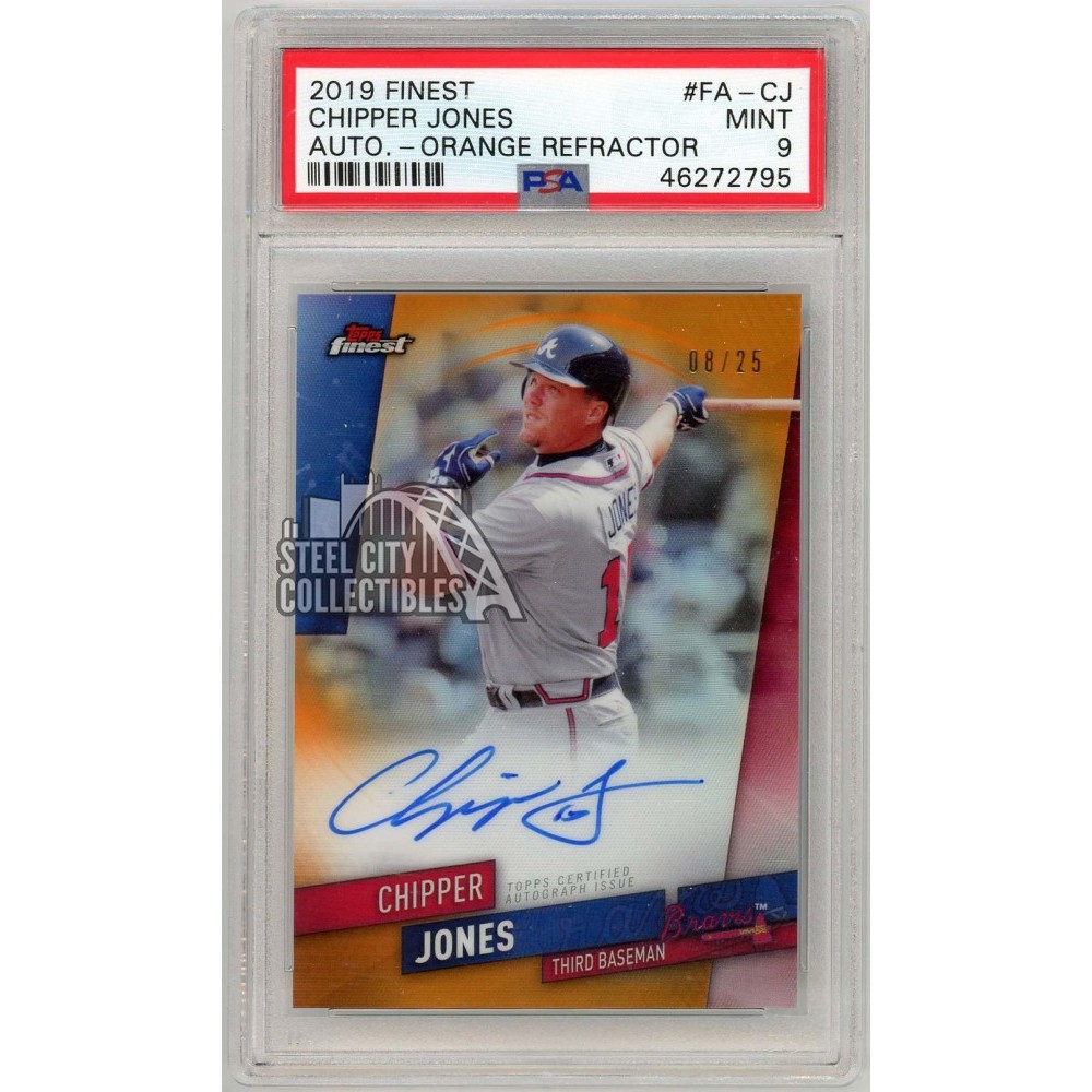 rare chipper jones baseball cards Chipper Jones "Blast" Atlanta Braves MLB Baseball Action Poster