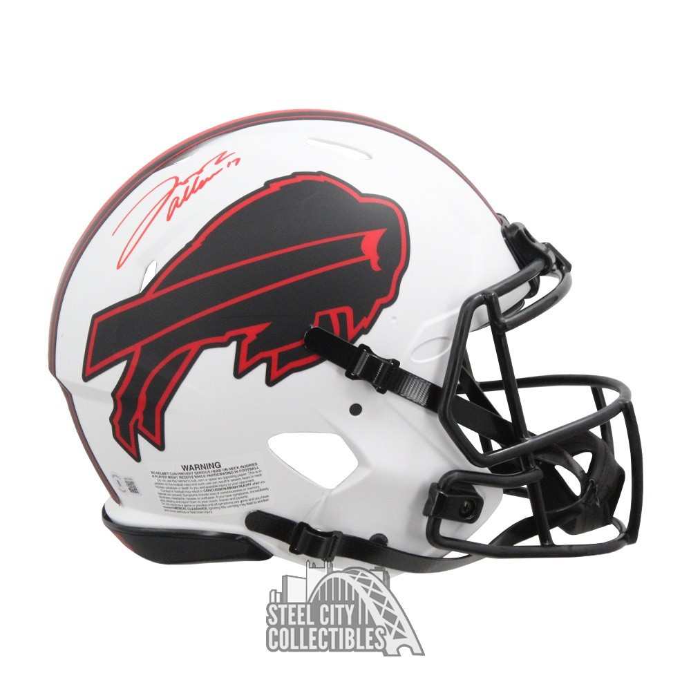 Josh Allen Autographed Buffalo Bills Mini Speed Football Helmet - BAS