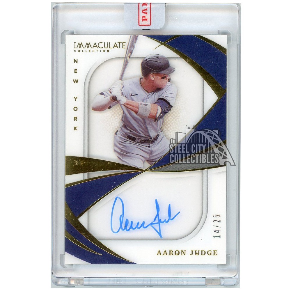 Aaron Judge 2021 Panini Immaculate Shadowbox Auto #SS-AJ 14/25 