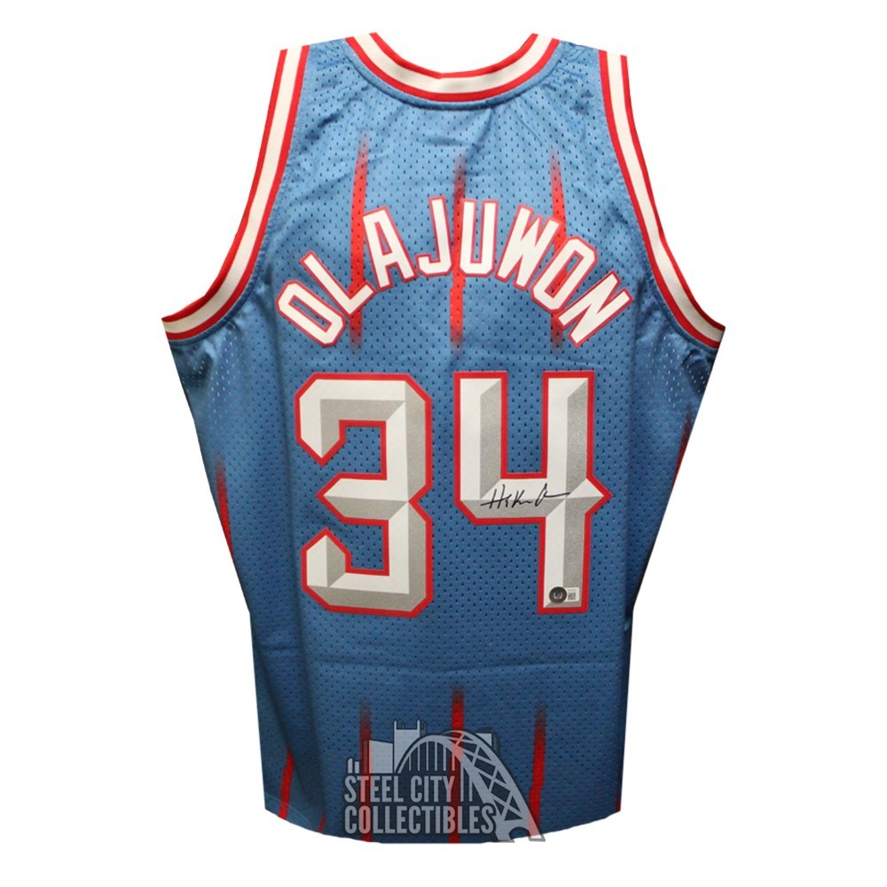 white hakeem olajuwon jersey