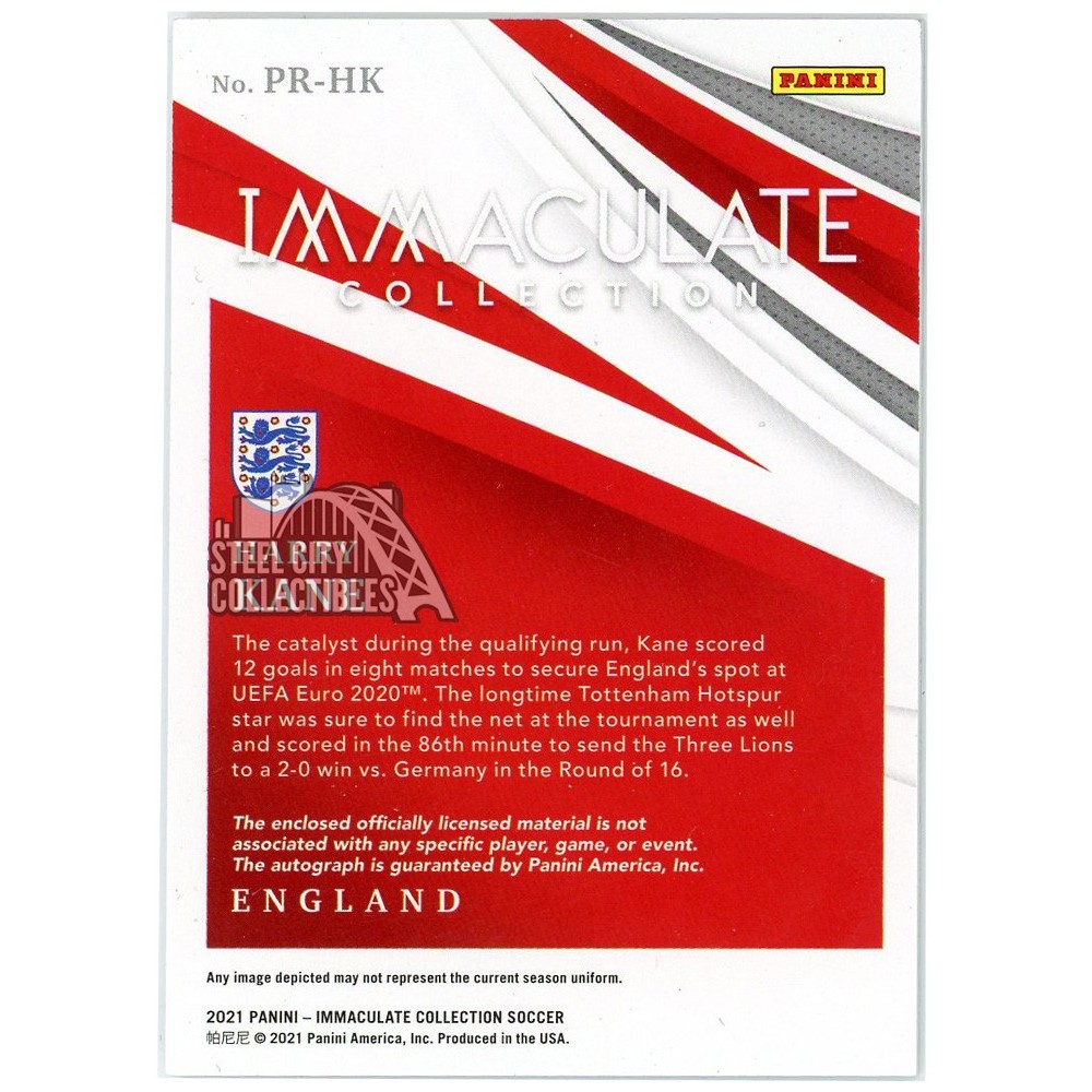 Harry Kane パッチオート　良部分11枚限定 Harry Kane 2021-22 Panini Immaculate Premium Patch Autograph