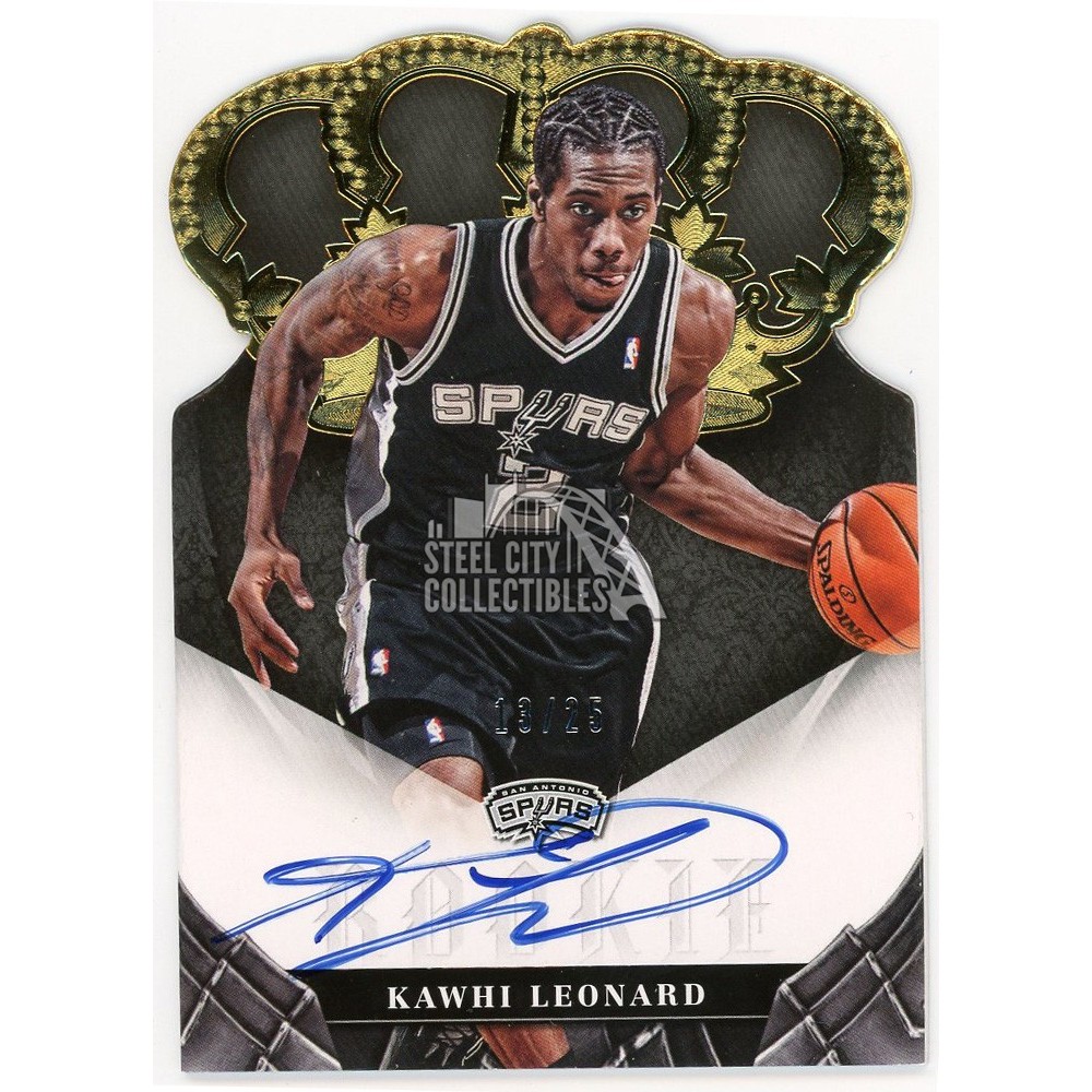 Kawhi Leonard 2012-13 Panini Preferred Crown Royale Gold Rookie