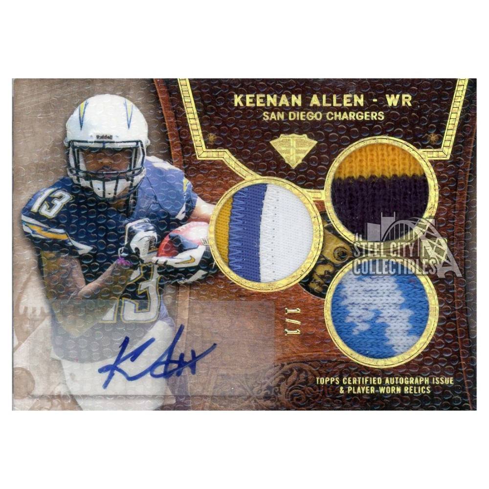Keenan Allen 2013 Topps Triple Threads Gold Rainbow Autograph 