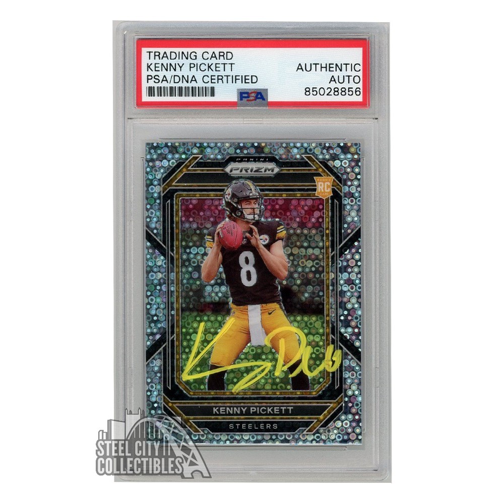 Kenny Pickett 2022 Panini Prizm No Huddle Silver Autograph Rookie Card