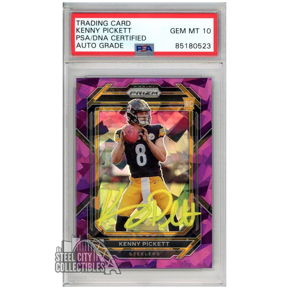 Kenny Pickett 2022 Panini Prizm Purple Ice Autograph Rookie Card /225